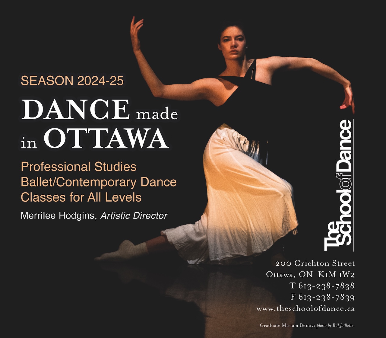 DANCE made in OTTAWA, The School of Dance